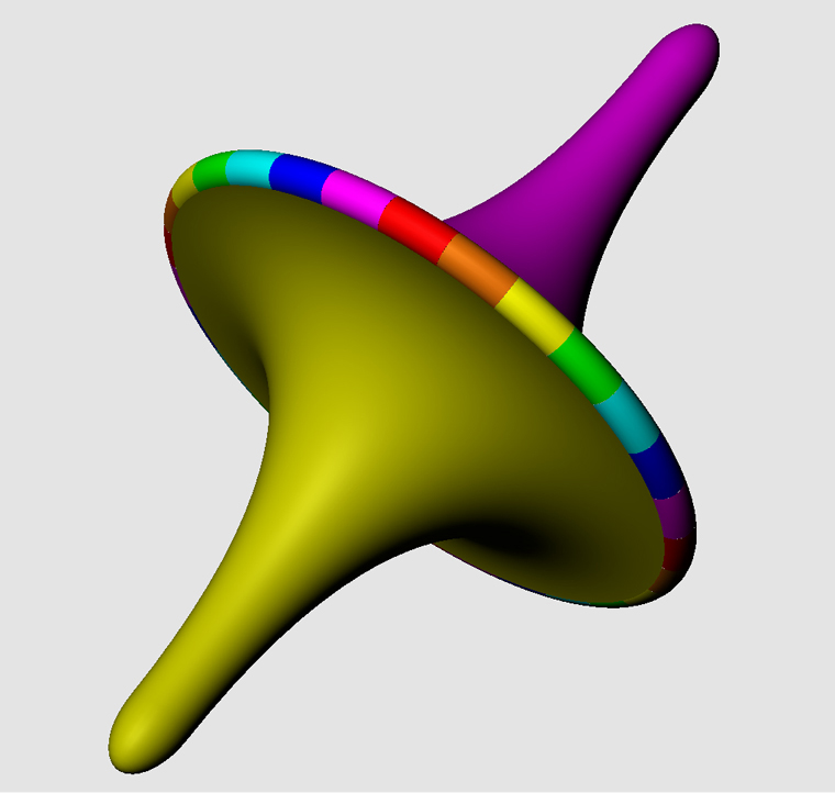 Artwork depicting Soul journey: expanding outwards in all directions then back to the centre